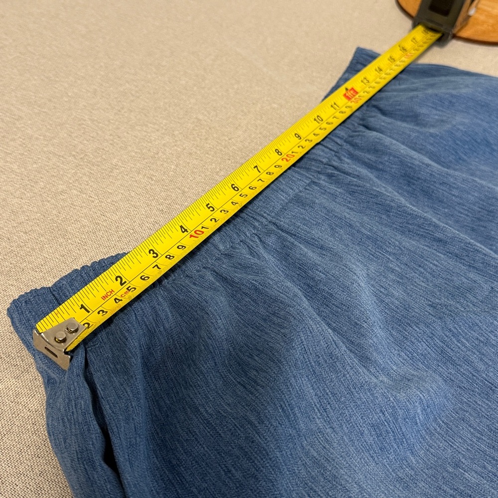 Alia SZ14 Pull-On Blue Casual Pants - Picture 7 of 14